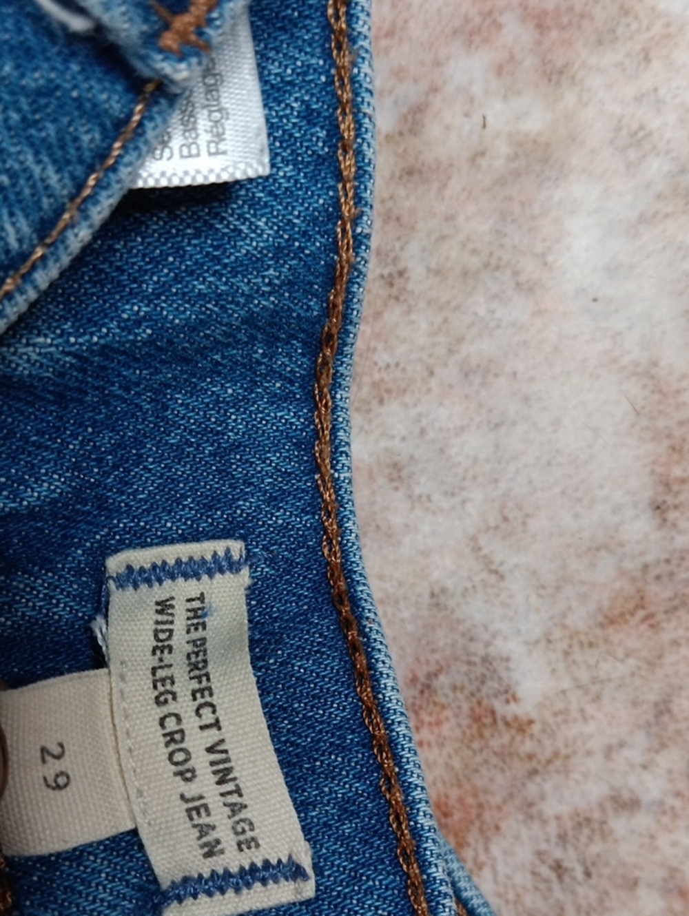 Madewell The Perfect Vintage Wide Leg Crop Jeans Womens Size - Picture 8 of 10